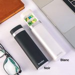 Pilulier Hebdomadaire avec Nom Personnalisé Accessoire de Voyage Grands Compartiments de 7 Jours Qualité Alimentaire Cadeau pour Famille Patient