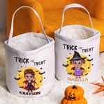 Panier de bonbons d'Halloween personnalisé avec nom Chauves-souris Vampire Seau de bonbons d'Halloween Cadeau d'Halloween pour enfants