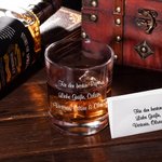 Personalisiertes Whisky Glas mit Handschriftlicher Text Gravur Oktoberfest Geburtstag Vatertag Geschenk für Herren Schnaps-Liebhaber