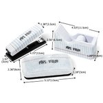 Personalisierte Glitter Bleistift Buntstift Notebook Design Hefter Tape Dispenser Board Radiergummi Set Schule Bürobedarf Anerkennung Geschenk für Leh