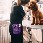 Personalized Paw Print Design Multi-compartment Tool Waist Bag with Name Christmas Gift for Vet Staff