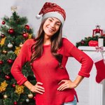 Chapeau de Père Noël en Peluche Personnalisé avec Nom Design Flocon de Neige Cadeau de Noël pour Enfant Famille