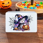 Personalisierte Aquarell Kürbis Tier Fledermaus Lebensmittelqualität Metall Süßigkeiten Schokolade Dose mit Namen Halloween Geschenk für Kinder