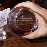 Personalisiertes Whisky Glas mit Handschriftlicher Text Gravur Oktoberfest Geburtstag Vatertag Geschenk für Herren Schnaps-Liebhaber