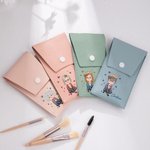 Sac de Pinceaux de Maquillage en Cuir Papillon Personnalisé avec Nom 8 Pinceaux de Maquillage Voyage Essentiels Anniversaire Retraite Cadeau pour Gran