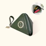 Personalizada portátil pirámide nombre joyería bolsa con diseño de hoja de vid cremallera boda cumpleaños regalo para las mujeres