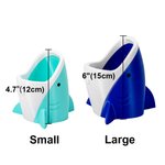 Personalisierte 3D gedruckt Hai Bleistifthalter mit Namen Desk Decor große Kapazität Home Organizer Geschenk für Hai-Liebhaber