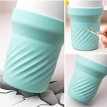 Personalized Multicolor Protective Silicone Bottom Boot & Daisy Straw Cover with Initial for Stanley Tumbler Accessory Birthday Gift for Friend