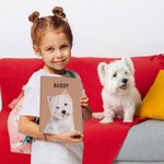 Personlig A5 anteckningsbok med namn Födelsedagspresent för husdjursälskare