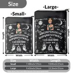 Gepersonaliseerd Gotisch Heks Ouija Bord Waterdichte Boekomslag met Ritssluiting en Zakje Halloween Verjaardagsgeschenk voor Leraar Boekenwurm Ouija L