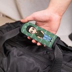 Personalised Cute Cartoon Character Set of 2 Luggage Handle Wraps with Name and Contact Card Travel Accessories Christmas Gift for Family Kids