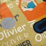 Personalised Multicolor Work Vehicles Construction Lorrys Soft Throw Blanket with Name  Home Decor Birthday Christmas Gift for Boys