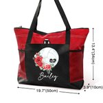 Henkilökohtainen lentopallo syntymä kukka suuri Kangaskassi nimi syntymäpäivä joululahja naisille