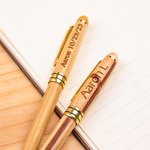 Stylo à bille en bois avec texte gravé Cadeau de remerciement pour professeur, médecin ou collègue