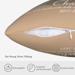 Personalisierter Hund Katze Gedenk-Kissenbezug mit Haustier Foto Namen Verlust eines Tierfreundes Sofadeko Erinnerung Trauergeschenk für Tierliebhaber