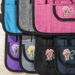 Estetoscopio Personalizado Portátil Flor de Nacimiento Bolsa de Cintura Multi-compartimentos con Porta Cinta Estetoscopio Apreciación Regalo de Navida