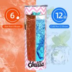 Personalised Cute Cartoon Black Woman 20oz Skinny Tumbler with Name and Straw Beach Party Summer Vacation Birthday Gift for Her