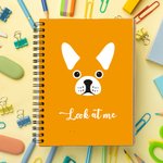 Personalized Colourful Animal Notebook with Text Double Side Pattern Face and Tail A5 Notebook Birthday Holiday Office Gift for Student Staff