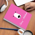 Personalized Colourful Animal Notebook with Text Double Side Pattern Face and Tail A5 Notebook Birthday Holiday Office Gift for Student Staff