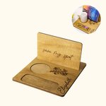 Support de Livre en Bois Personnalisé avec Fleur de Naissance et Nom Gravés Porte-Lunettes Cadeau Anniversaire Noël pour Amoureux de Lecture