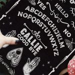 Personalized Gothic Sun Moon Skeleton Ouija Board Button Book Sleeve Protector with Name Spooky Birthday Halloween Gift for Bookworm Ouija Lovers