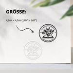 Personalisierter Blumen Buchpräger mit Namen Text  Prägstempel Buch Umschlag Geburtstag Jahrestag Geschenk für Blumen- und Buchliebhaber