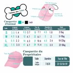 Casquettes Brodées 2 Pièces Personnalisées de Nom avec Trous d'Oreilles et Sangle Réglable Cadeau d'Anniversaire pour Chien Propriétaire de Chien