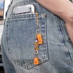 Personalised Cute Bear Beaded Charm Lanyard with 3D Printed Name Phone Bag Accessories Birthday Anniversary Gift for Girls