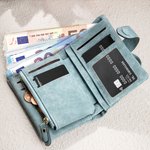 Gepersonaliseerde handgetekende stijl Zodiac Sterrenhemel Portemonnee met naam Animal Incarnatie Sterrenbeeld Verjaardag Verjaardag Vakantie Cadeau vo