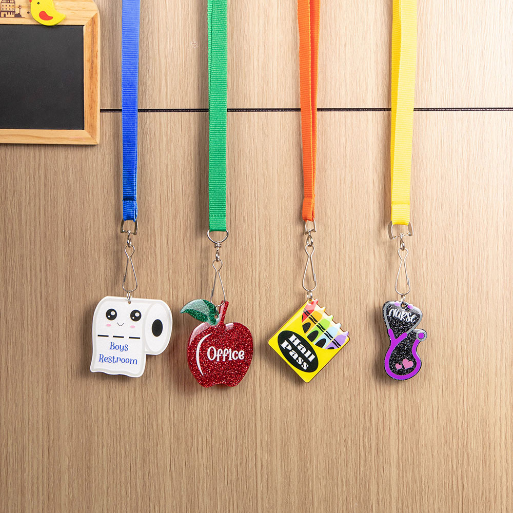 Personalized Classroom Hall Passes Name Tag Gift for Teacher - CALLIE