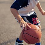 Personalised Multicolor Basketball Baseball Sport Elastic Beaded Bracelet with Name Sports Party Team Gift for Sport Lover