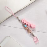 Personalised Cute Bear Beaded Charm Lanyard with 3D Printed Name Phone Bag Accessories Birthday Anniversary Gift for Girls