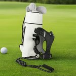 Bolsa de peluche de golf personalizada con arnés ajustable para perro, chaleco y correa reflectante Regalo para dueños de mascotas jugadores de golf