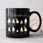 Personalized Dog Cat Balloon Pattern Halloween Portrait Mug with Name Gift for Friend Family