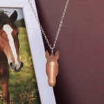 Personalized Horse Facial Marking 3D Birthmark Necklace with Engraved Text Horse Racing Day Equestrian Accessory Gift for Horse Lover
