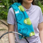 Asciugamano morbido e assorbente personalizzato con nome  e diversi modelli a scelta regalo di compleanno portatile e accessori sportivi