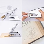 Personalisierter Drachen-Fantasy-Roman Buchpräger mit Namen Text Prägestempel Geburtstag Leseparty Geschenk für Buchliebhaber Drachenfreunde