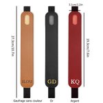 Porte-stylo de Apple Stylus Personnalisé avec Lettres Capuchon du Stylo Cadeau d'Anniversaire pour la Famille ou les Amis