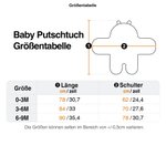 Personalisiertes Niedliches Bär Einstellbares Baby Pucktuch Ultra-Weicher Schlafscak mit Namen Babyparty Geschenk für Neugeborene