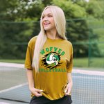 T-shirt personnalisé multicolore 100% coton avec nom et numéro d'équipe de volley-ball Cadeau d'anniversaire pour maman amoureuse du volley-ball