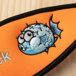 Personalisiertes Tauchmaskenband mit Bestickten Namen und Schildkröte Hai für Schnorchel Tauchen Dive Zubehör Geburtstag Geschenk für Tauchliebhaber