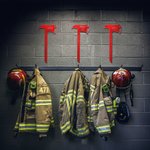 Personalised Multicolor Name Metal Sign Firefighter Axe with Text Christmas Ceremony Gift for Firefighter