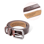 Personalisierter Ledergürtel mit Eingraviertem Text Wir Lieben Dich Vatertag Jahrestag Geschenk für Herren