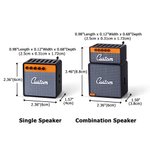 Personalizzato stampato in 3D in stile Marshall Amplifier Design Guitar Picks Plectrums Holder Display con nome Regalo di compleanno per chitarristi a