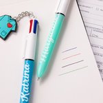 Bolígrafo Retráctil Personalizado 4 en 1 Multicolor con Nombre y Bonito Encanto Regalo de Cumpleaños Navidad Agradecimiento para Enfermera Personal Mé