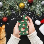 Personalized Funny Cat Dog Pet Face Name Phone Case for iPhone Birthday Christmas Gift for Pet Lover Owner