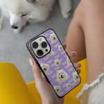 Personalized Funny Cat Dog Pet Face Name Phone Case for iPhone Birthday Christmas Gift for Pet Lover Owner