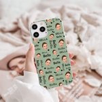 Personalized Multicolor Photo Phone Case for iPhone with Name Birthday Christmas Funny Gift for Family Friend