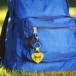 Porte-clés Softball Baseball brodé à la main avec mousqueton et crochet Accessoires de sac Cadeau d'anniversaire pour les amoureux du sport