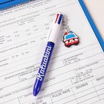 Bolígrafo Retráctil Personalizado 4 en 1 Multicolor con Nombre y Bonito Encanto Regalo de Cumpleaños Navidad Agradecimiento para Enfermera Personal Mé